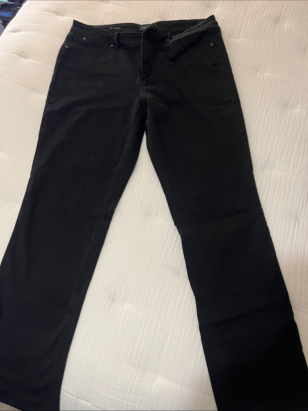 Talbots black size 12 straight leg jeans